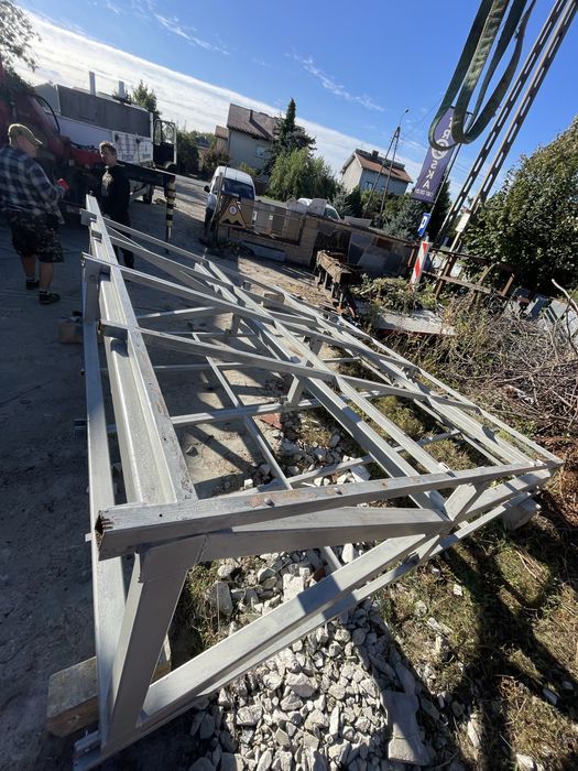 Konstrukcja reklamowa dwustronna 5mx3m stelaż baner billboard