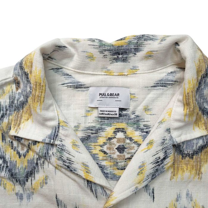 Гавайська сорочка Pull Bear гавайка теніска віскоза льон linen
