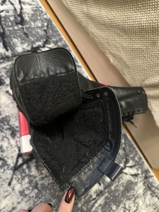 Чобітки зима натуральна шкіра