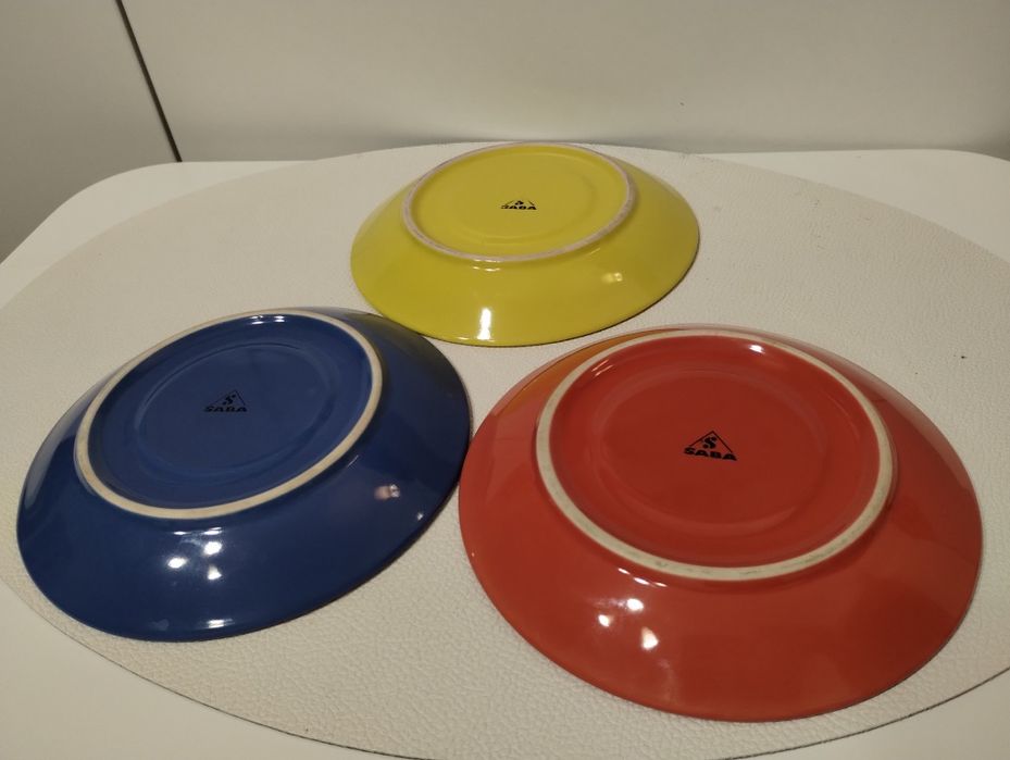 serwis kawowy/ zastawa stołowa/kolorowa/talerzyk