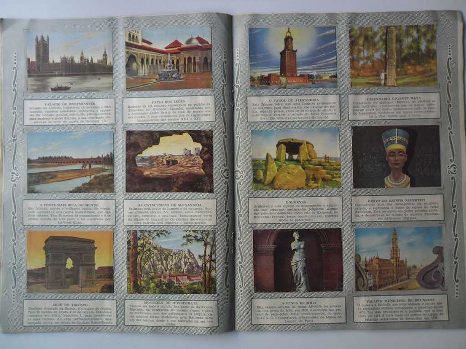 Caderneta Cromos Maravilhas Mundo, Volta Mundo 80 Dias, As Olimpíadas