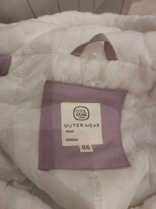 Kurteczka zimowa dziewczęca roz. 86