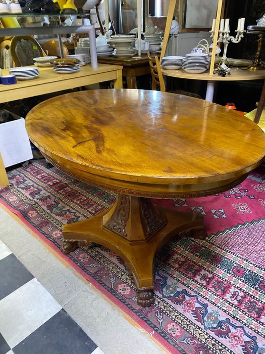 Stylowy Francuski owalny stół drewniany – stylowy, klasyczny   DOWOZ