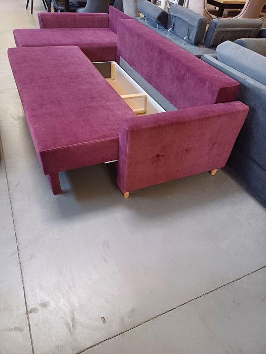 Wyprzedaż! Narożnik z Funkcją Spania Codziennego