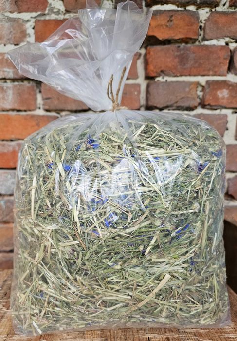 Siano dla Królika z Chabrem bławatkiem 1kg | dla Niejadków |Zbiór 2026 | Folwark Okopy