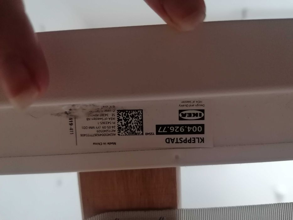 Cama metálica branca com 140cmx200cm + estrados