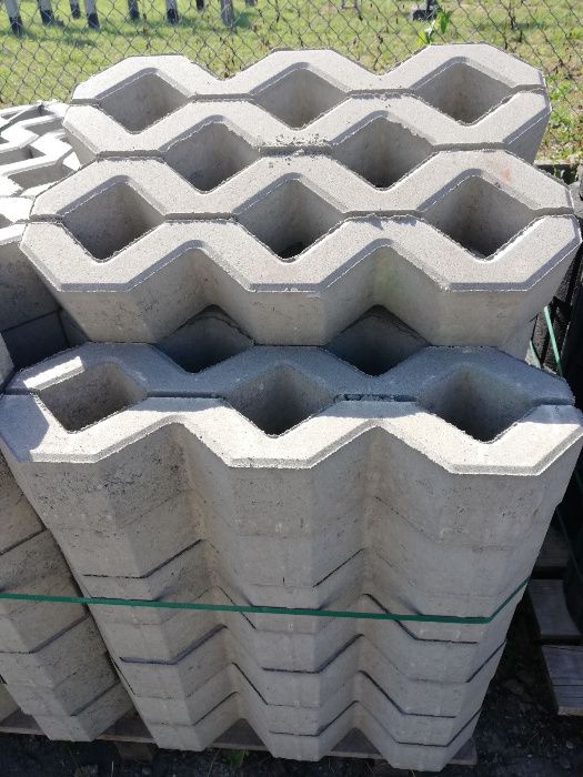 Płyta ażurowa betonowa 60x40x 10cm grubości, eko bruk MEBA