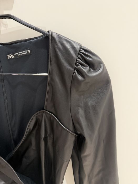 Сукня Zara шкіряна XS