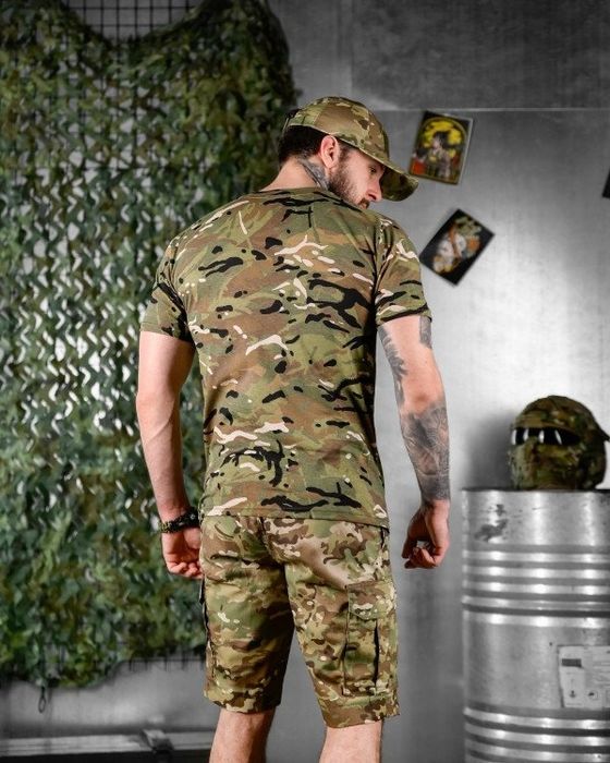 Тактичний літній комплект форми Multicam 4в1 для військових ЗСУ форма літня