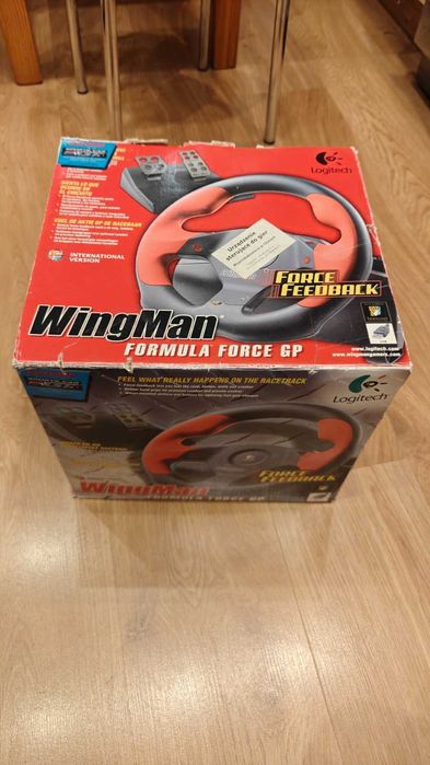Logitech WingMan Formula Force GP + pedały Force Feedback – 100% sprawna