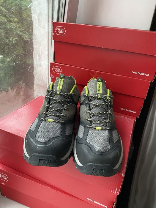Quechua  43/44 evofit 5+ Gore tex Оригінальні трекінгові кросівки черевики чоловічі для походів туризму Refuge pro gtx moab low olive black