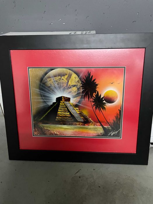 Lindo quadro com uma linda moldura