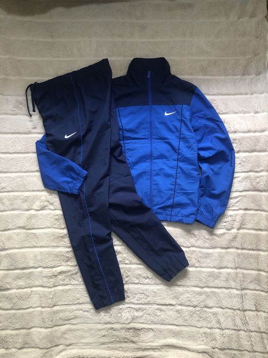 NIKE VINTAGE (S) спортивный костюм мужской оригинальный винтаж синий
