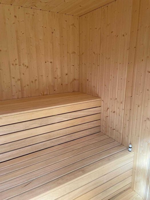 Zestaw ogrodowy - jacuzzi, sauna, beczka do schładzania
