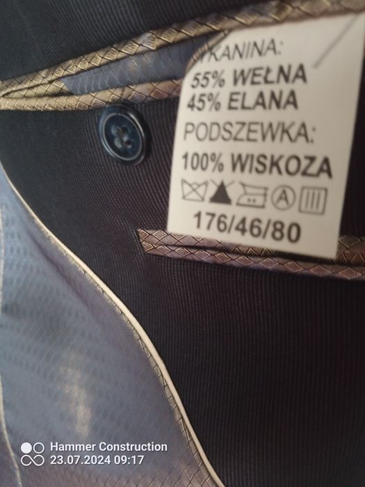 Garnitur męski na okazje