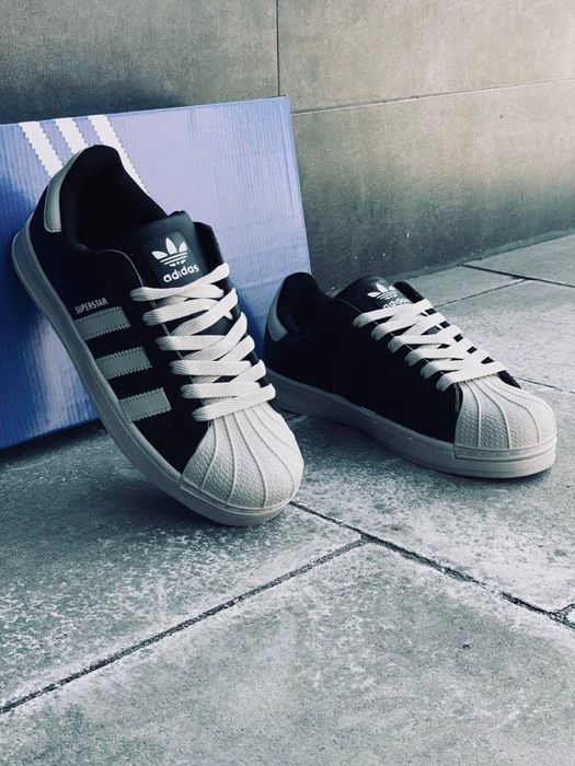 Хит продаж / Адидас суперстар adidad superstar / популярные кросовки адидас / женские суперстары / черно белые адики / низкая подошва / кеды адидас