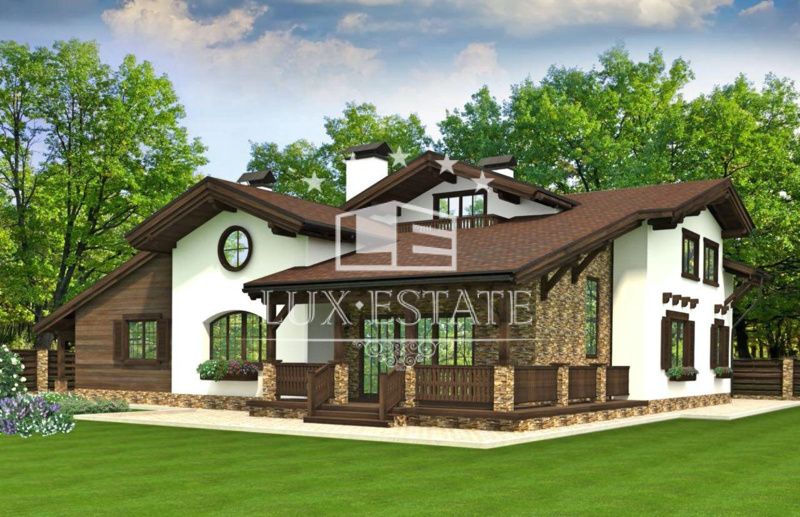 Без% Продам новый дом Шале в коттеджном городке Форест