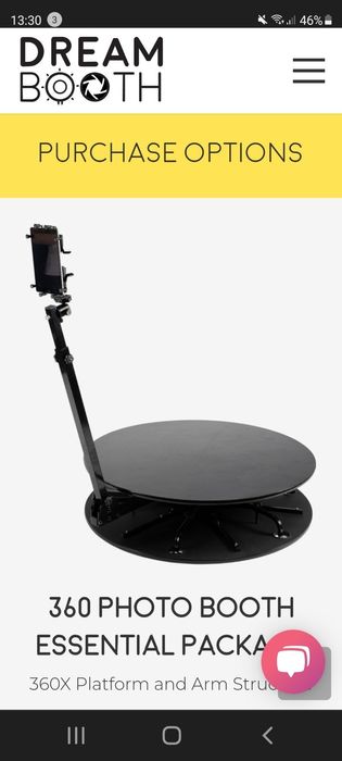 VENDO Photobooth 360° com todo o equipamento