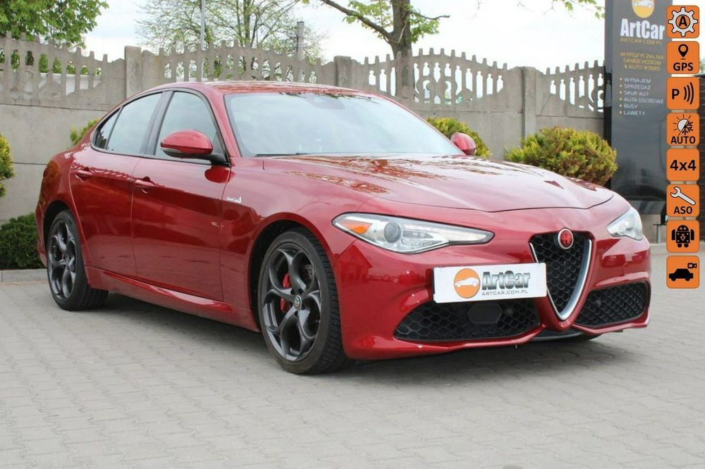 Alfa Romeo Giulia 2.0 T 16V 280KM Q4 Sport AWD Automat 2017Rok Przebieg 111537km