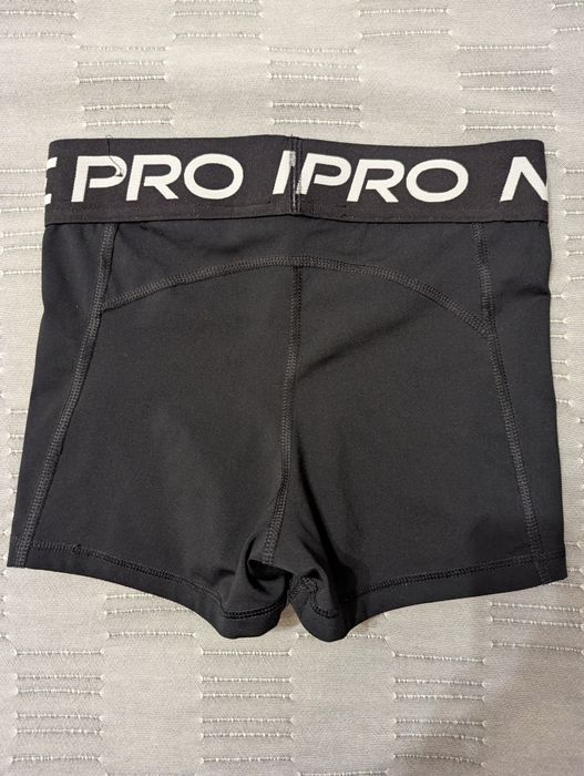 Термошорты женские Nike Pro SHORT черный/голубой. S,M