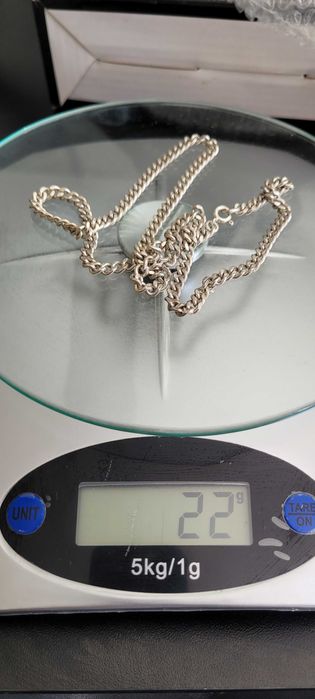 Srebrny łancuszek pancerka 50cm 22g p.925