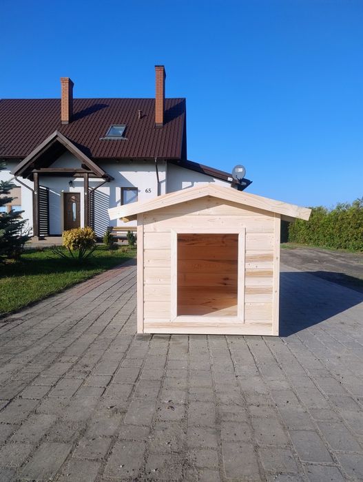 OGROMNA OCIEPLONA buda dla psa dach gont