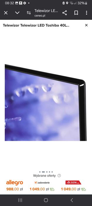 Telewizor toshiba 40"