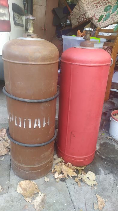 Газовые баллоны .