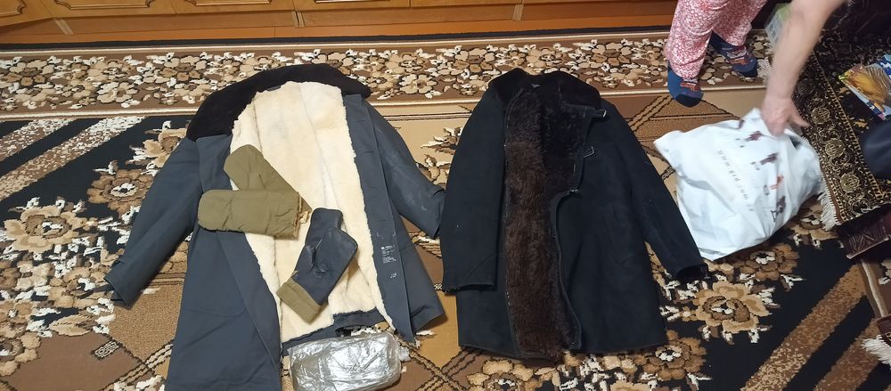 Тулуп дубленка рукавиці  СССР тулуп дубленка