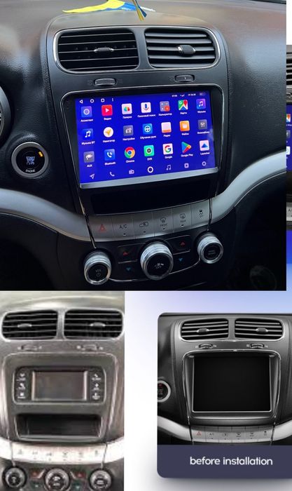 Radio nawigacja Fiat Freemont Dodge Journey  android auto Carplay wifi