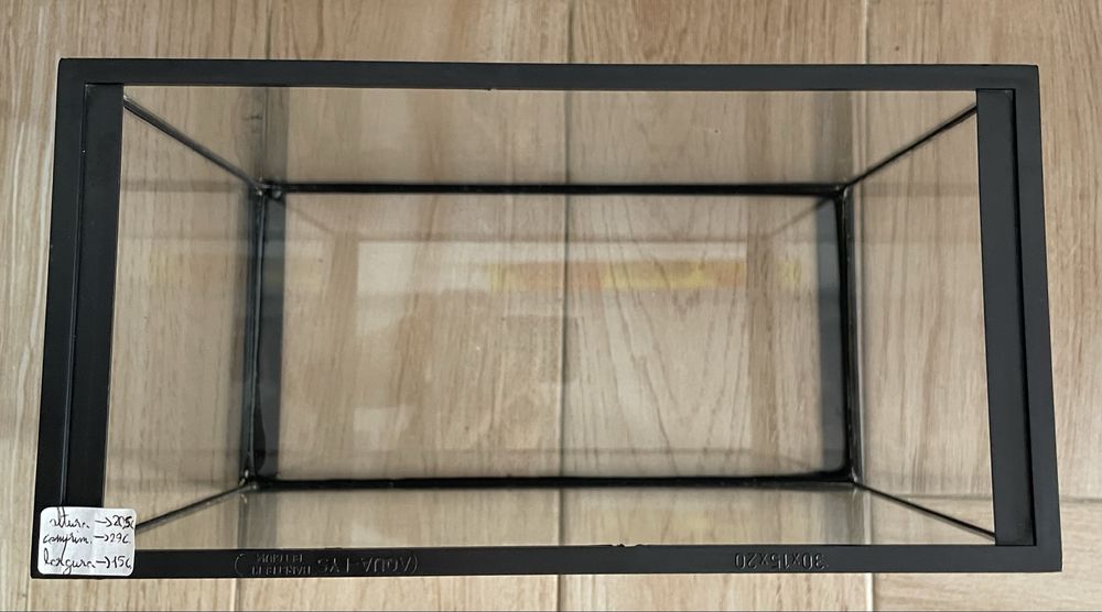Aquário 20 Litros + 5 Decorações + 3 Comidas + (Extras de Oferta)