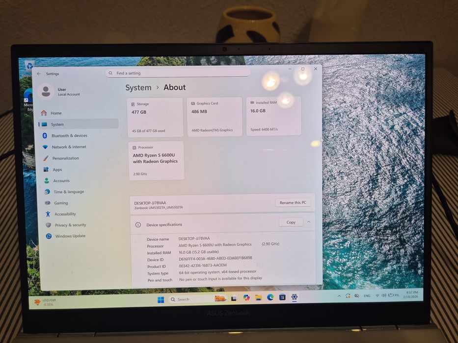 Asus Zenbook S UM5302TA + чохол