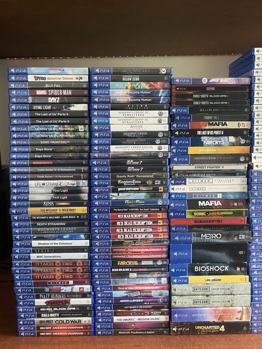 Lote de Jogos PS4 e PS5