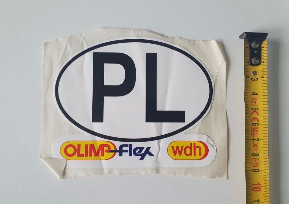 Naklejka na samochód PL Olimp Flex wdh kolekcjonerska