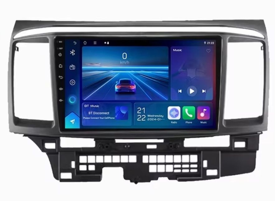Radio nawigacja Mitsubishi Lancer 10 X 2007- ANDROID WiFi GPS