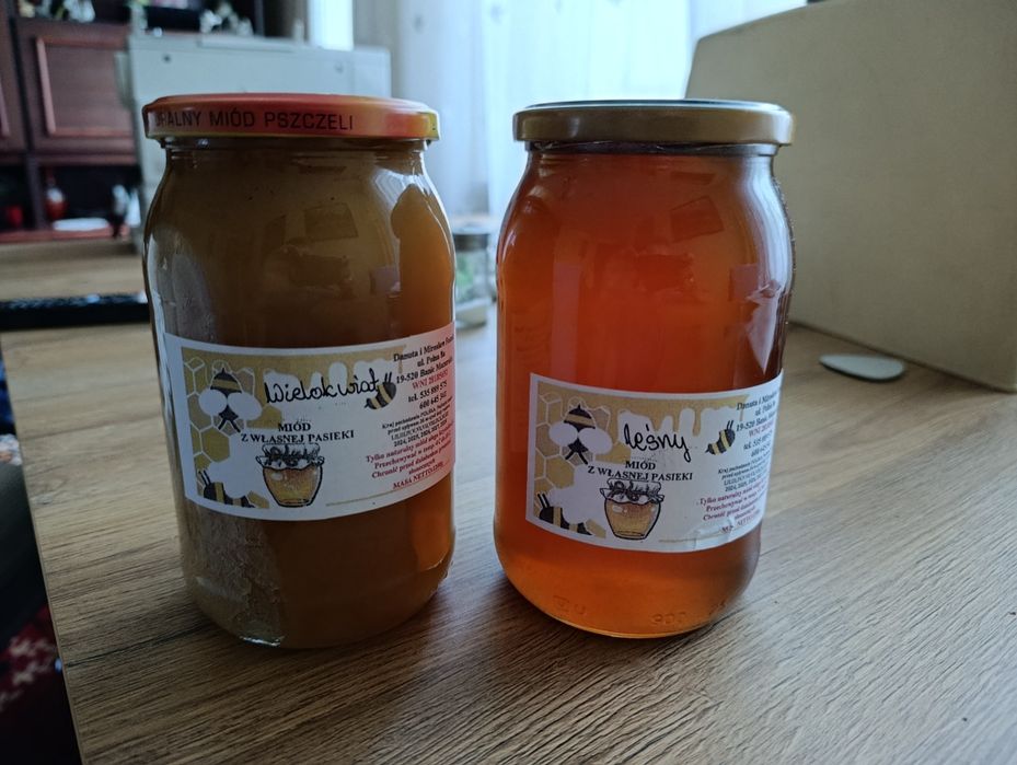 Miód pszczeli z domowej pasieki