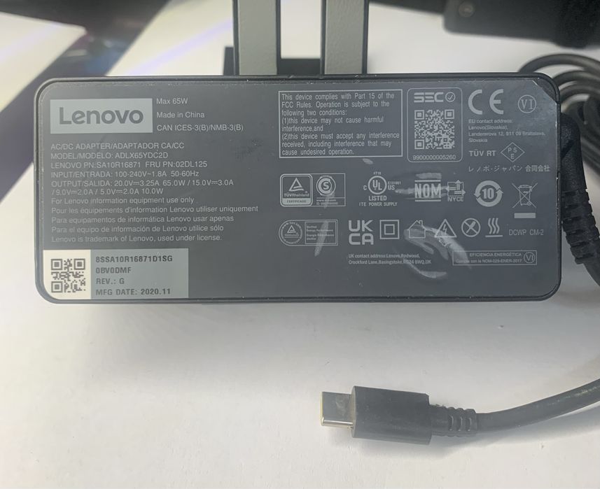 Блоки живлення для ноутбуків Lenovo (Оригінал)