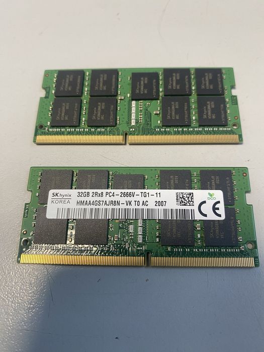 Пам*ять ОЗУ RAM SO-DIMM DDR4 2666 3200 16GB (32)  32ГБ 64 ноутбучна