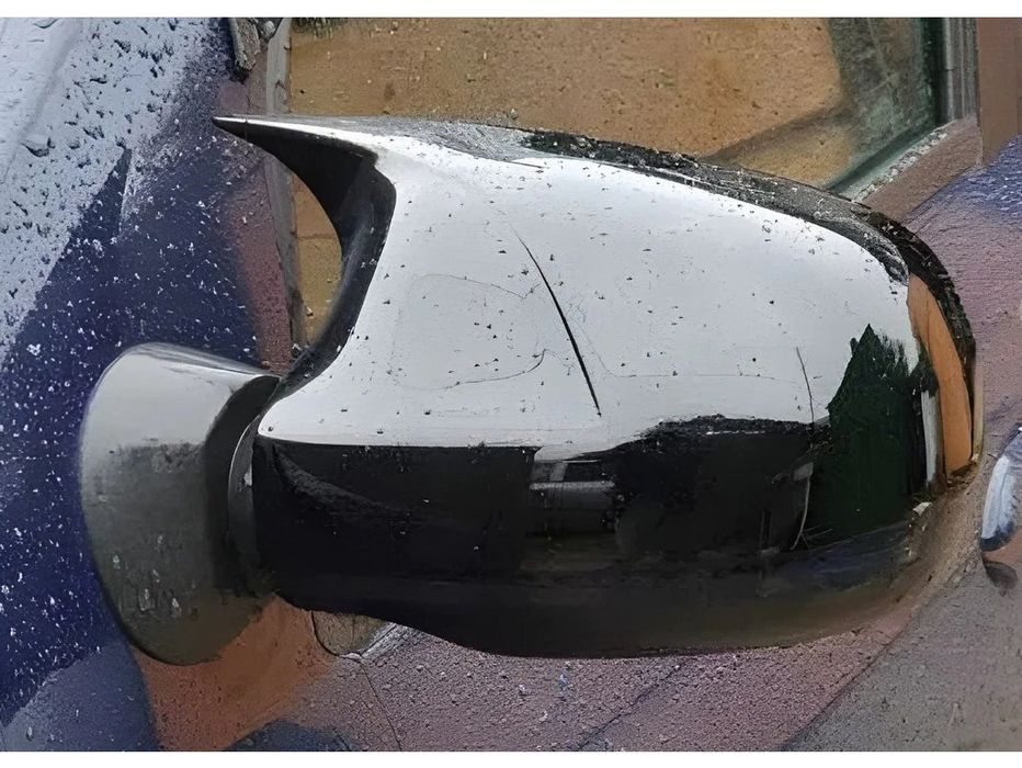 Renault Sandero 2007-2013 рр. Накладки на дзеркала BMW-Style (2 шт)