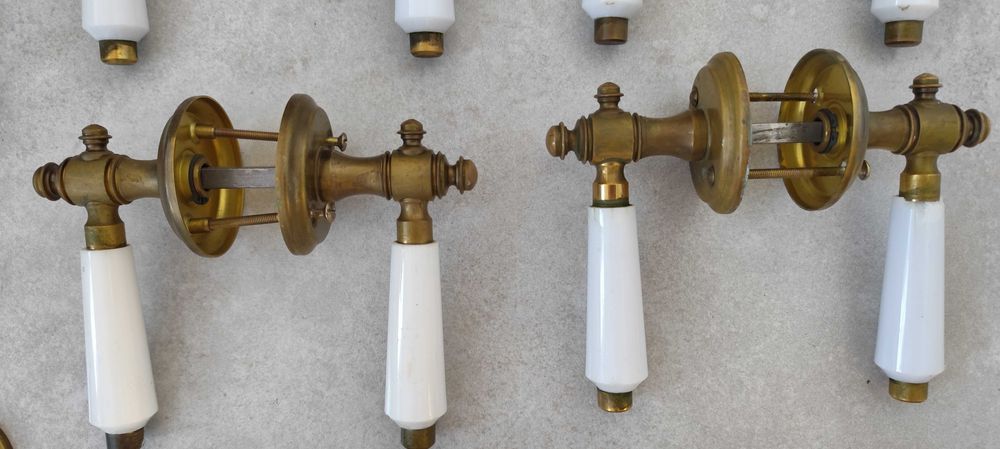 Zestaw 6 Klamek z czasów PRL