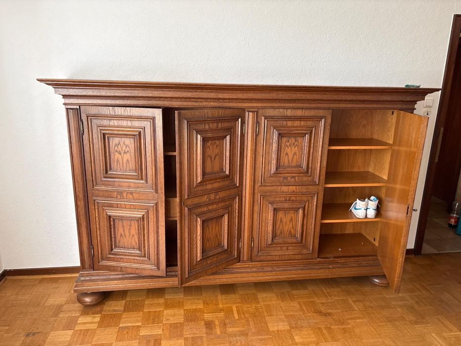 Stylowa komoda / kredens z litego drewna – Schlingmann Wertmöbel – vintage