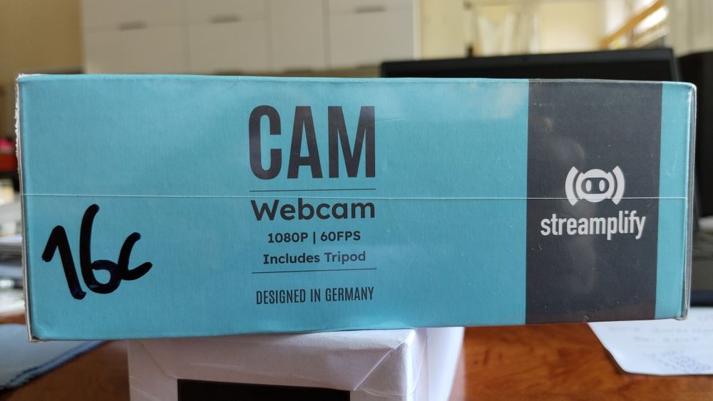 Веб-камера для компьютера Streamplify CAM-FHD-2M60-BK  Black
