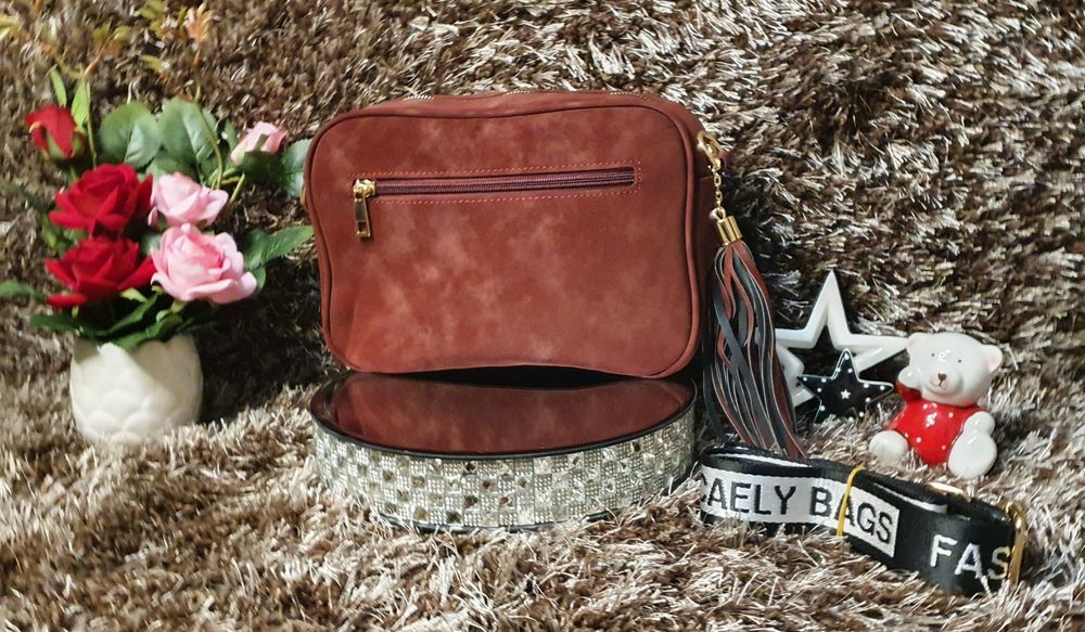 Torebka Damska Fashion Bags Bordowa