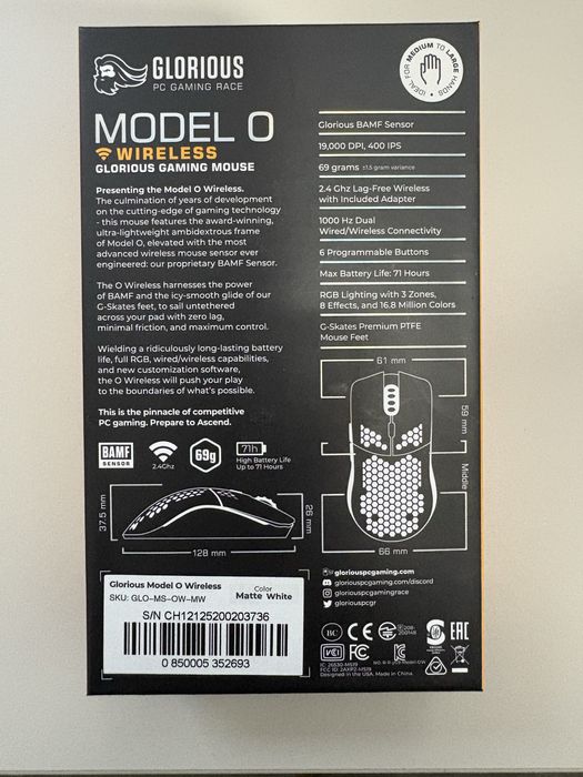 GLORIUS MODEL O игрова мишь