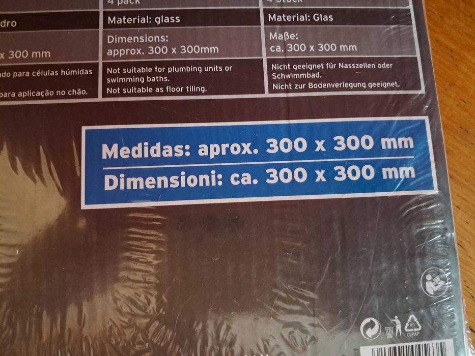 Painéis Azulejo Vidro Mosaico autocolante cozinha pastilhas