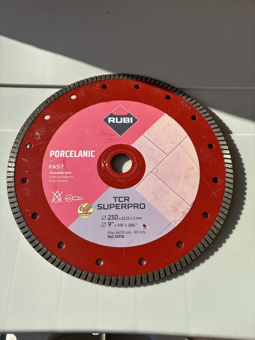 Disco de corte RUBI superpro tcr 230mm