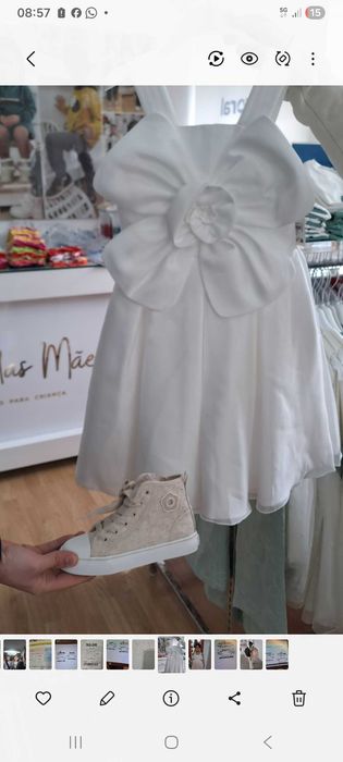 Vestido Primeira Comunhão Abel & Lula - 10 anos (140cm)