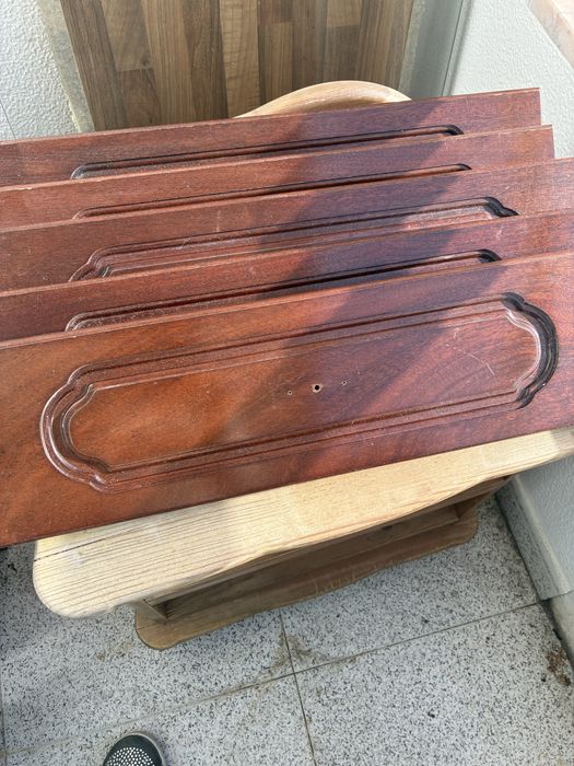 Frentes gavetas de cozinha em madeira