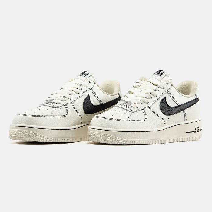 Кросівки Кроссовки Nike Air Force 1 White Black повсякденні