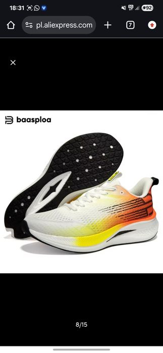 Buty do biegania Baasploa z płytką karbonową